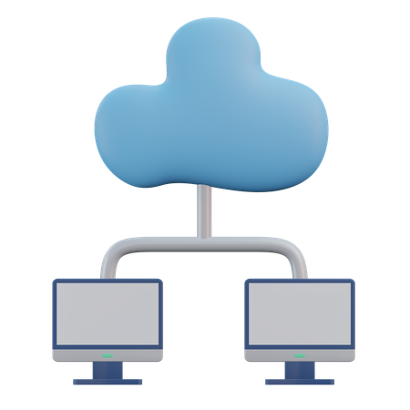 Cloud Computing  3D Icon