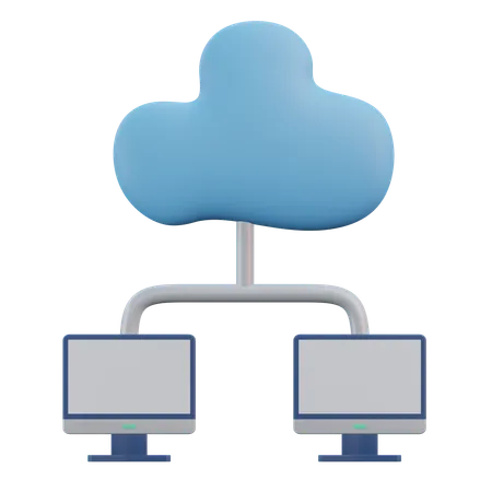 Cloud Computing  3D Icon