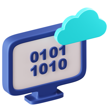 Cloud Computing  3D Icon