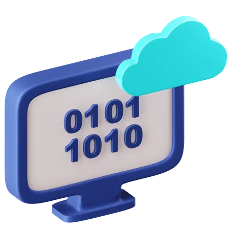 Cloud Computing  3D Icon