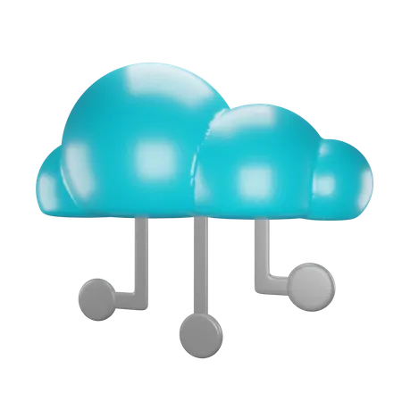 Cloud Computing  3D Icon