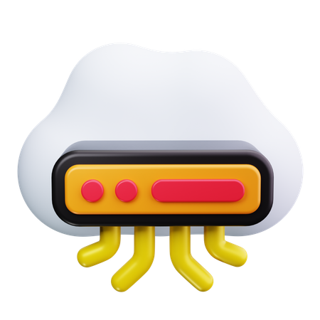 Cloud Computing  3D Icon