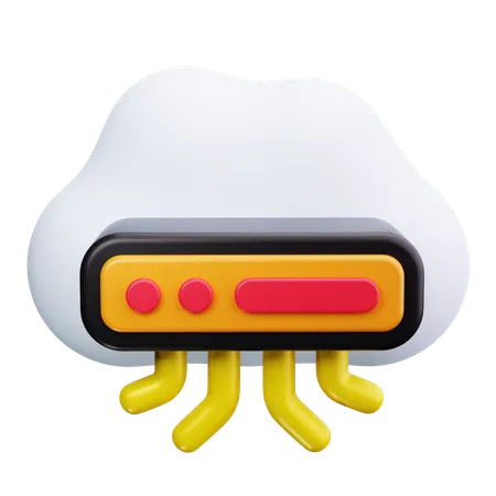 Cloud Computing  3D Icon