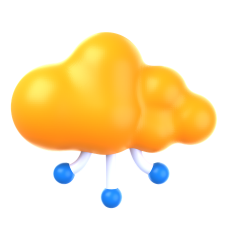 Cloud Computing  3D Icon