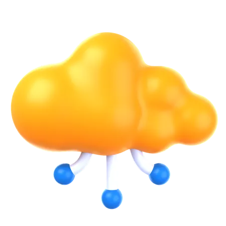 Cloud Computing  3D Icon