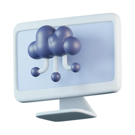 Cloud Computing  3D Icon