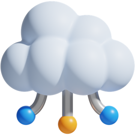 Cloud Computing  3D Icon