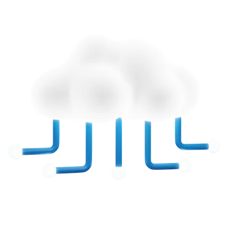 Cloud Computing  3D Icon