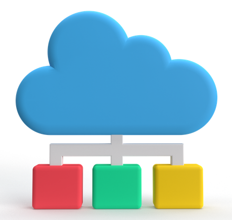 Cloud Computing  3D Icon