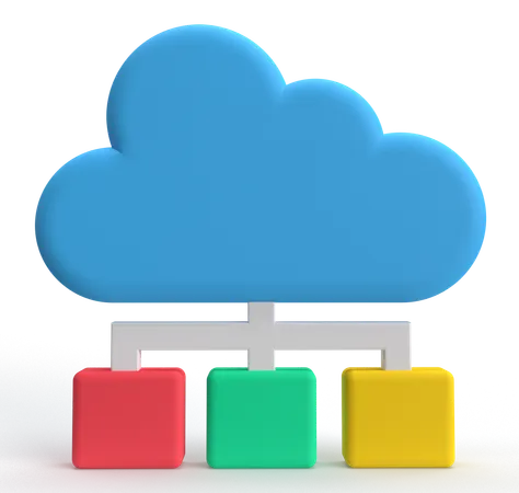 Cloud Computing  3D Icon
