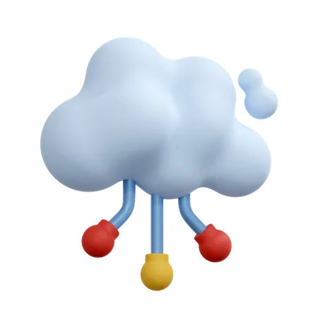 Cloud Computing  3D Icon