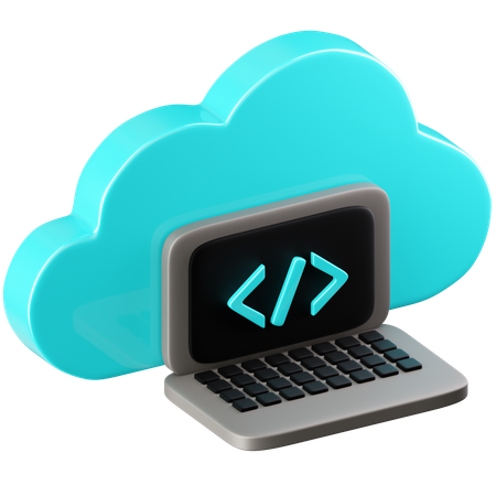 Cloud Computing  3D Icon