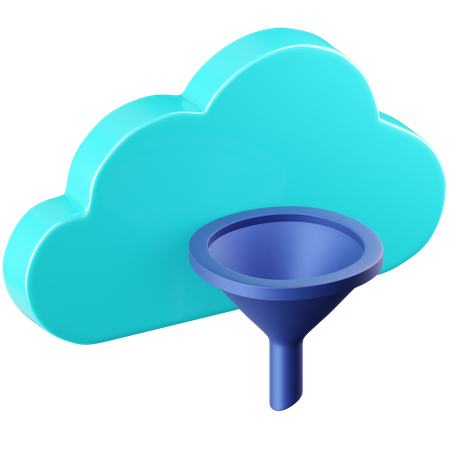 Cloud Computing  3D Icon