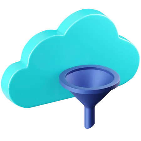 Cloud Computing  3D Icon