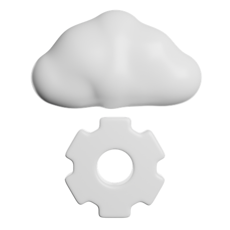 Cloud Computing  3D Icon