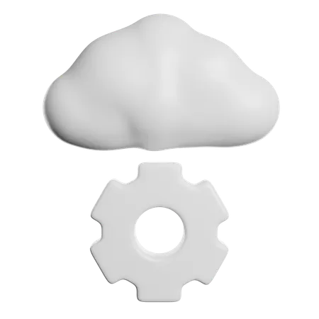 Cloud Computing  3D Icon