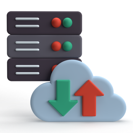 Cloud Computing  3D Icon