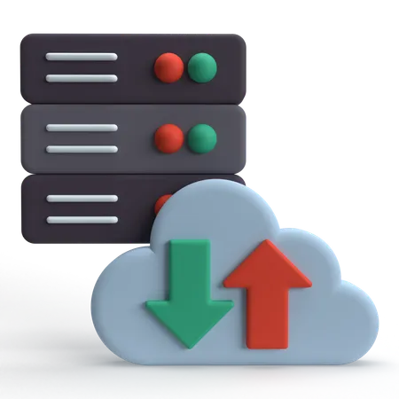 Cloud Computing  3D Icon