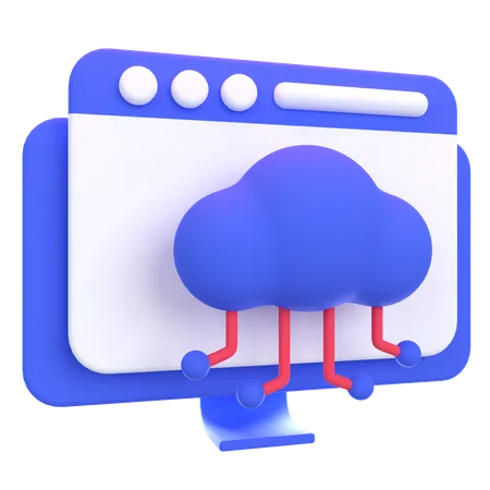 Cloud Computing  3D Icon