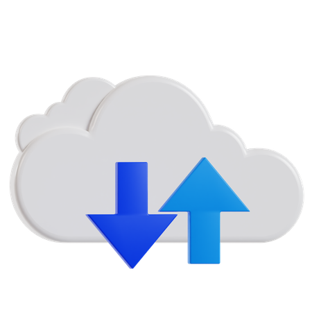 Cloud Computing  3D Icon