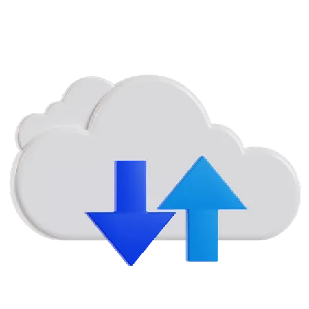 Cloud Computing  3D Icon