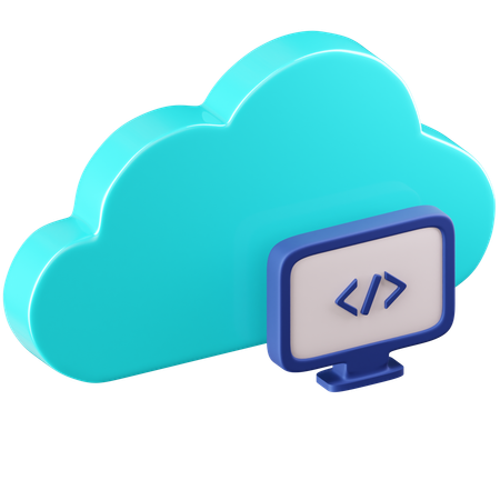 Cloud Computing  3D Icon