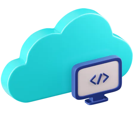 Cloud Computing  3D Icon