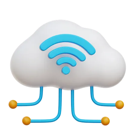 Cloud Computing  3D Icon