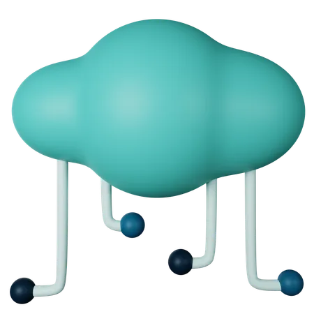 Cloud Computing  3D Icon