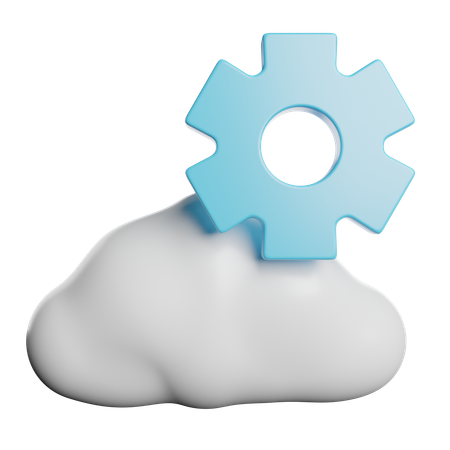 Cloud Computing  3D Icon