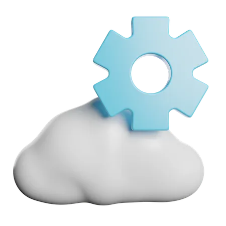 Cloud Computing  3D Icon