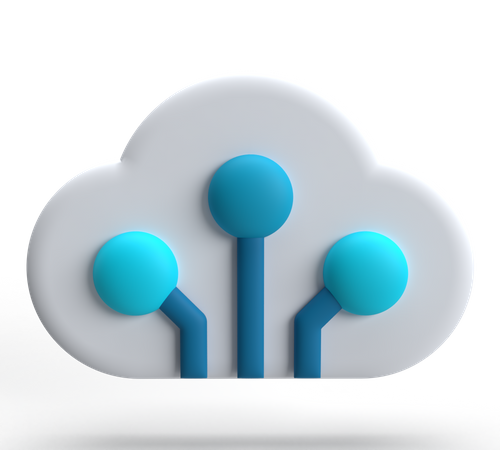 Cloud Computing  3D Icon