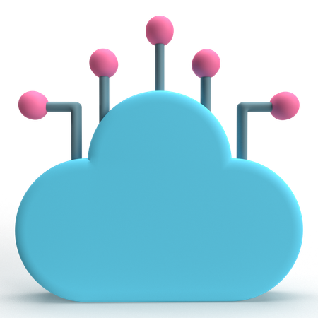 Cloud Computing  3D Icon