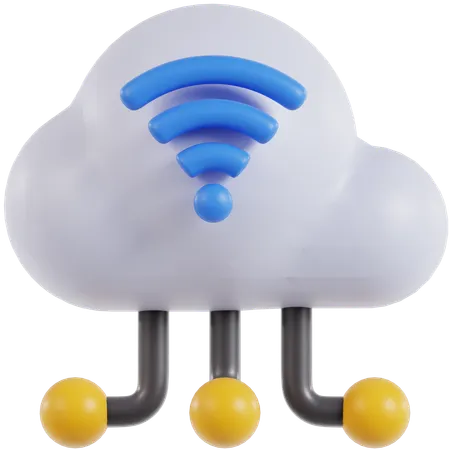 Cloud Computing  3D Icon