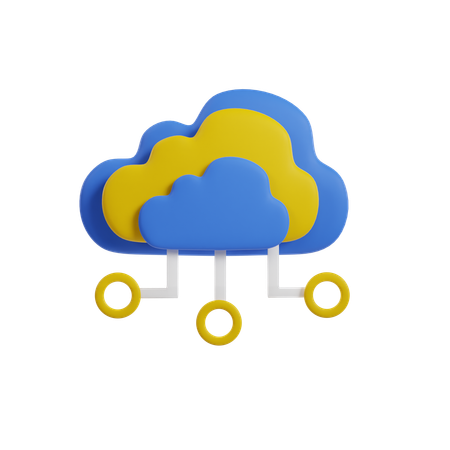 Cloud Computing  3D Icon