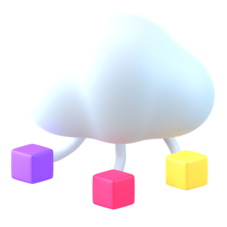 Cloud Computing  3D Icon