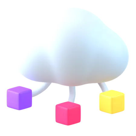 Cloud Computing  3D Icon