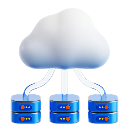 Cloud Computing  3D Icon