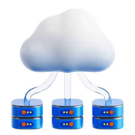 Cloud Computing  3D Icon