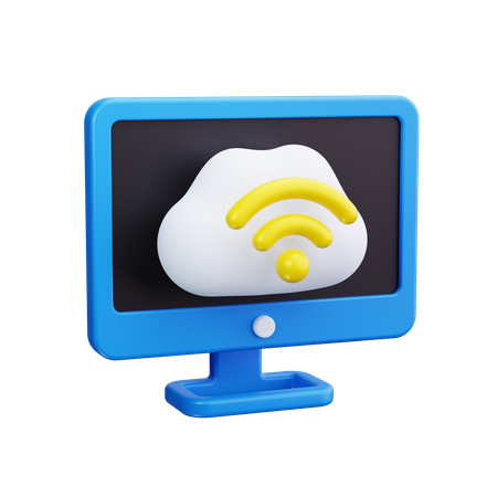 Cloud Computing  3D Icon