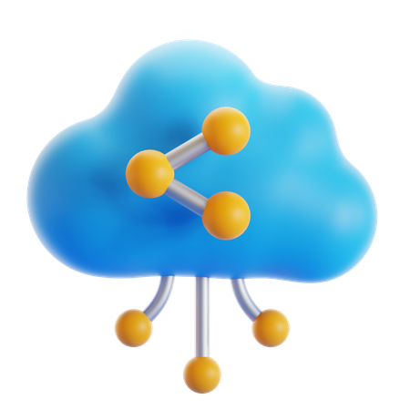 Cloud Computing  3D Icon