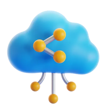 Cloud Computing  3D Icon