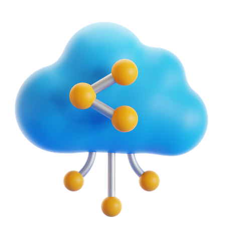 Cloud Computing  3D Icon