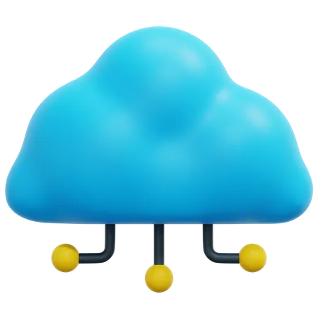 Cloud Computing  3D Icon