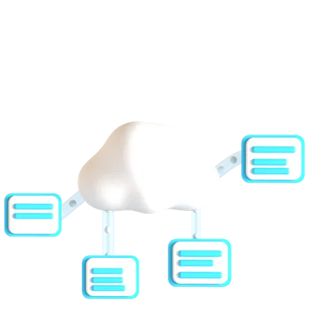 Cloud Computing  3D Icon