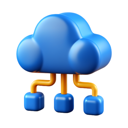 Cloud Computing  3D Icon