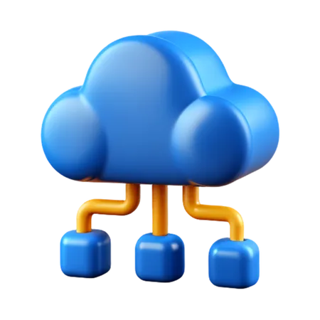 Cloud Computing  3D Icon