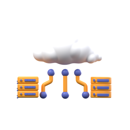 Cloud Computing  3D Icon