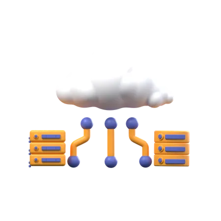 Cloud Computing  3D Icon