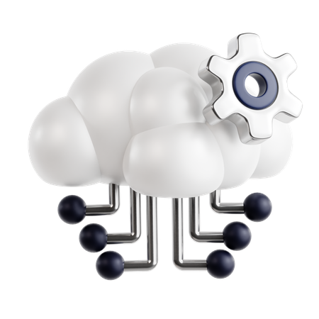 Cloud Computing  3D Icon